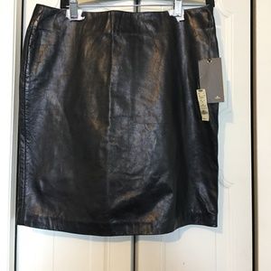 Fendi leather sales skirt
